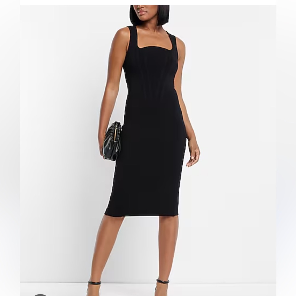 Elegant Black Sleeveless Dress